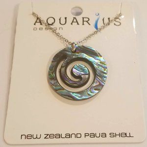 Aquarius Design New Zealand Paua Shell Necklace
